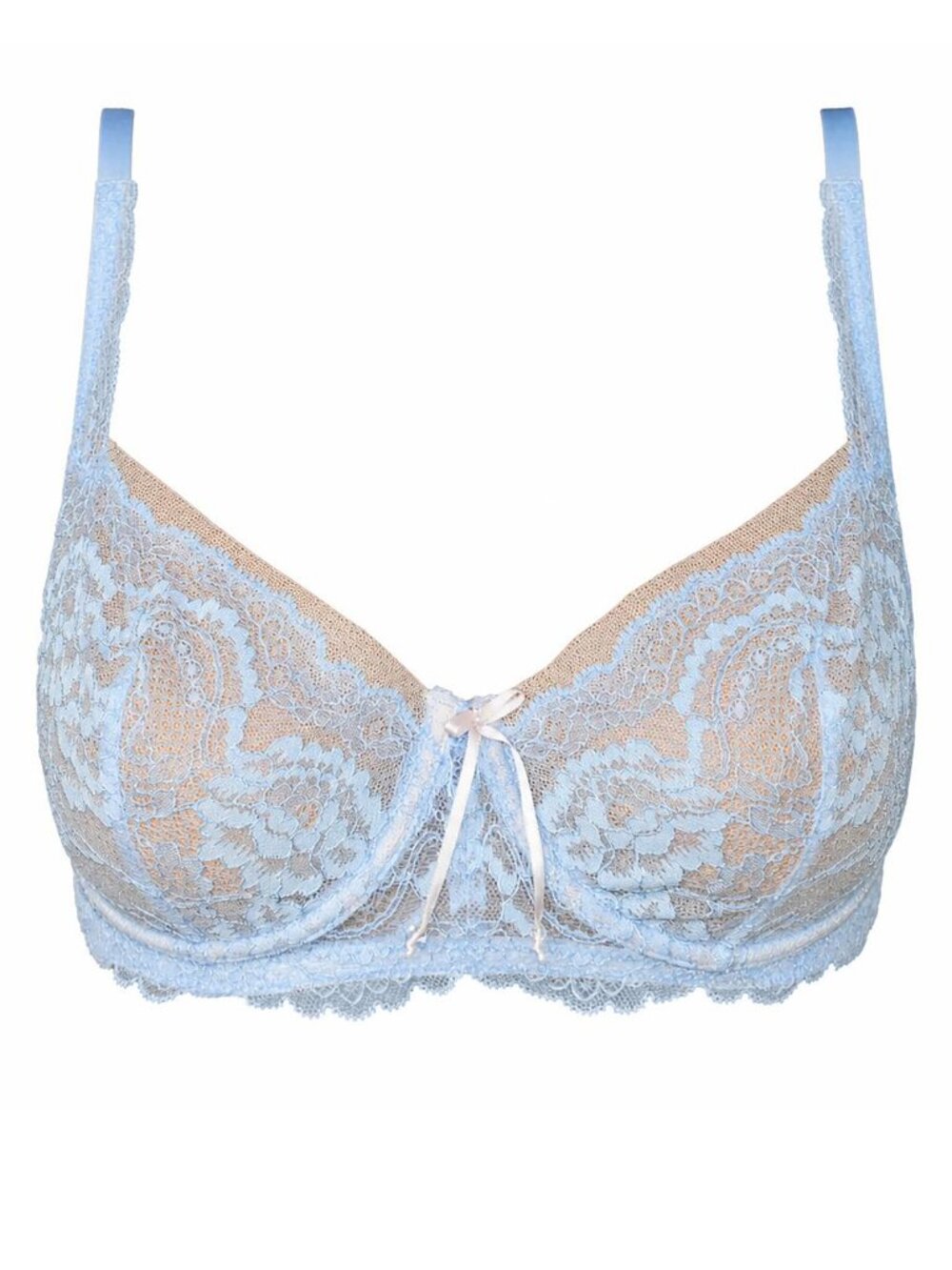 Skarlett Blue Women's Bra Sugar Plum Lace Balconette Sexy Lingerie Size 36C NEW - Picture 2 of 5